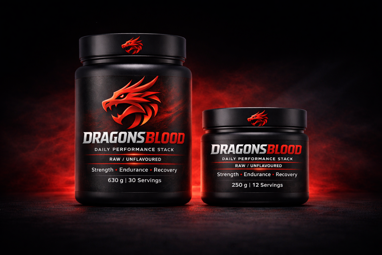 Dragon's Blood product jars